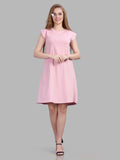 Cotton looper lycra shift dress