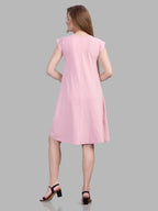 Cotton looper lycra shift dress