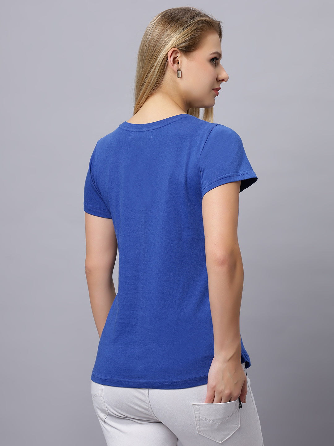 Women Leaf Print T-Shirt