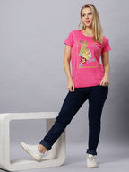 Women Cheeta Print T-Shirt