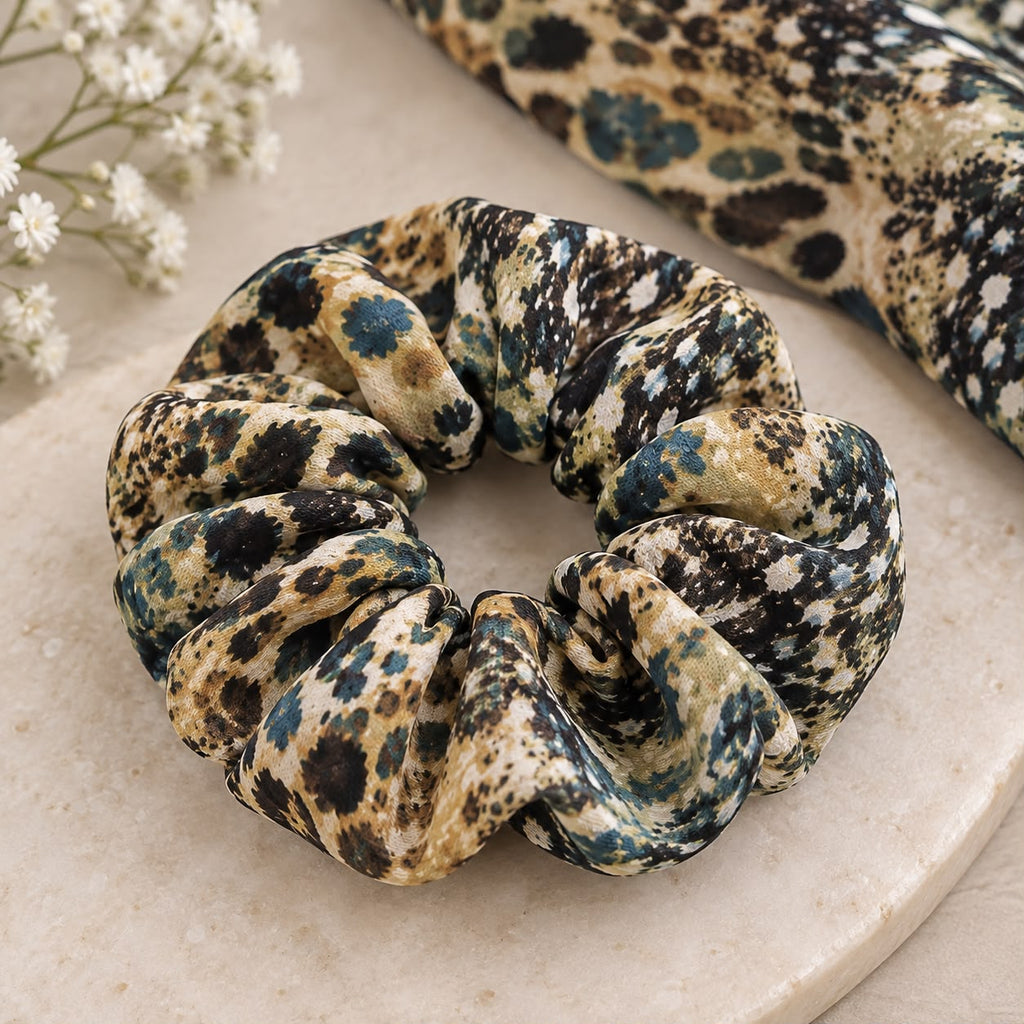 Autumn Hues Printed Scrunchies