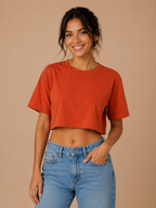 Autumn Hues Women’s Crop T-shirt