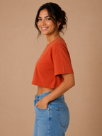 Autumn Hues Women’s Crop T-shirt