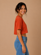 Autumn Hues Women’s Crop T-shirt