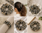 Autumn Hues Printed Scrunchies