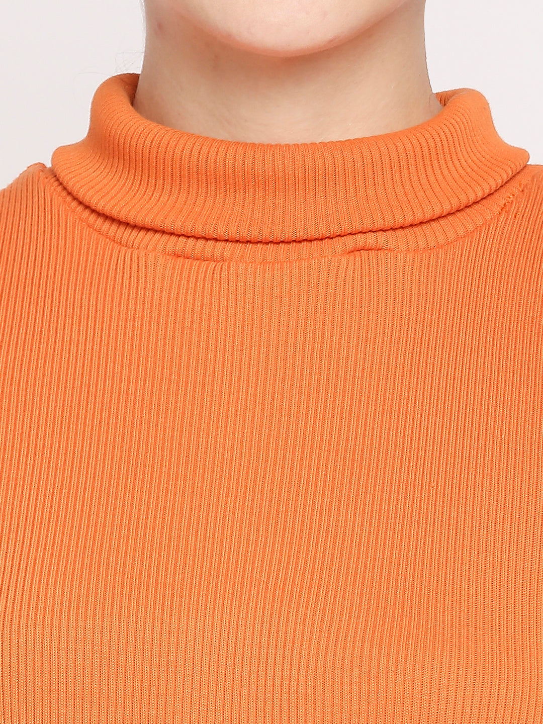 Autumn Hues Orange A-Line Mini Dress