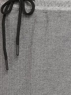 Autumn Hues Women Grey Solid Knee Length Cotton Blend A-Line Skirt