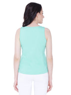 Autumn Hues Sea Green Top