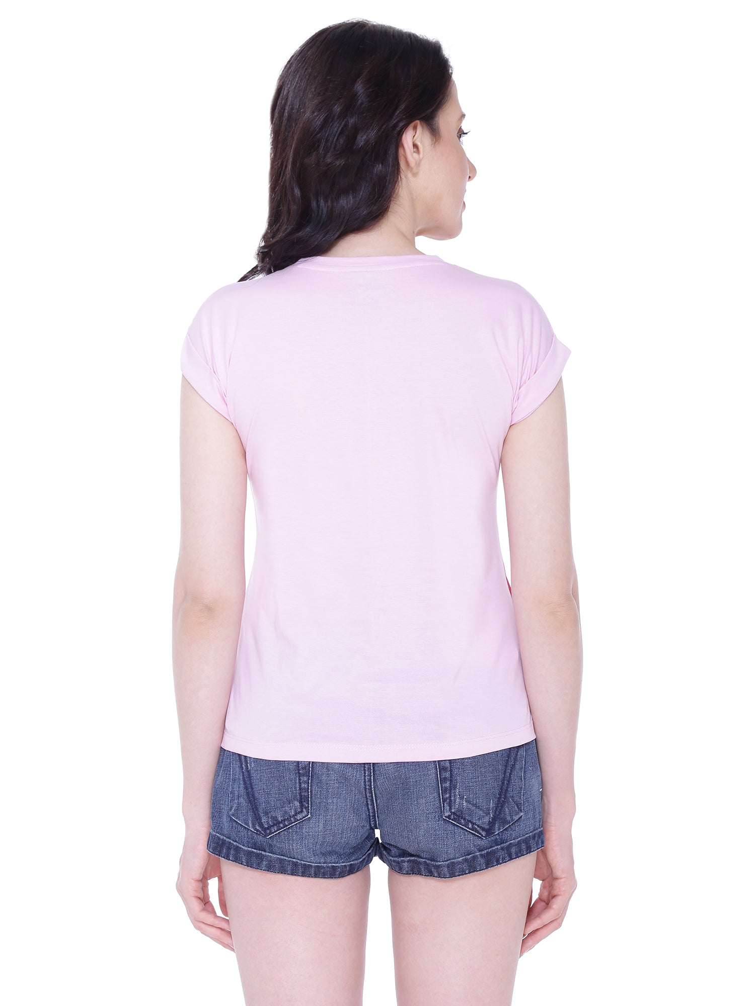 Autumn Hues Comfort Floral Opaque Casual T-Shirt