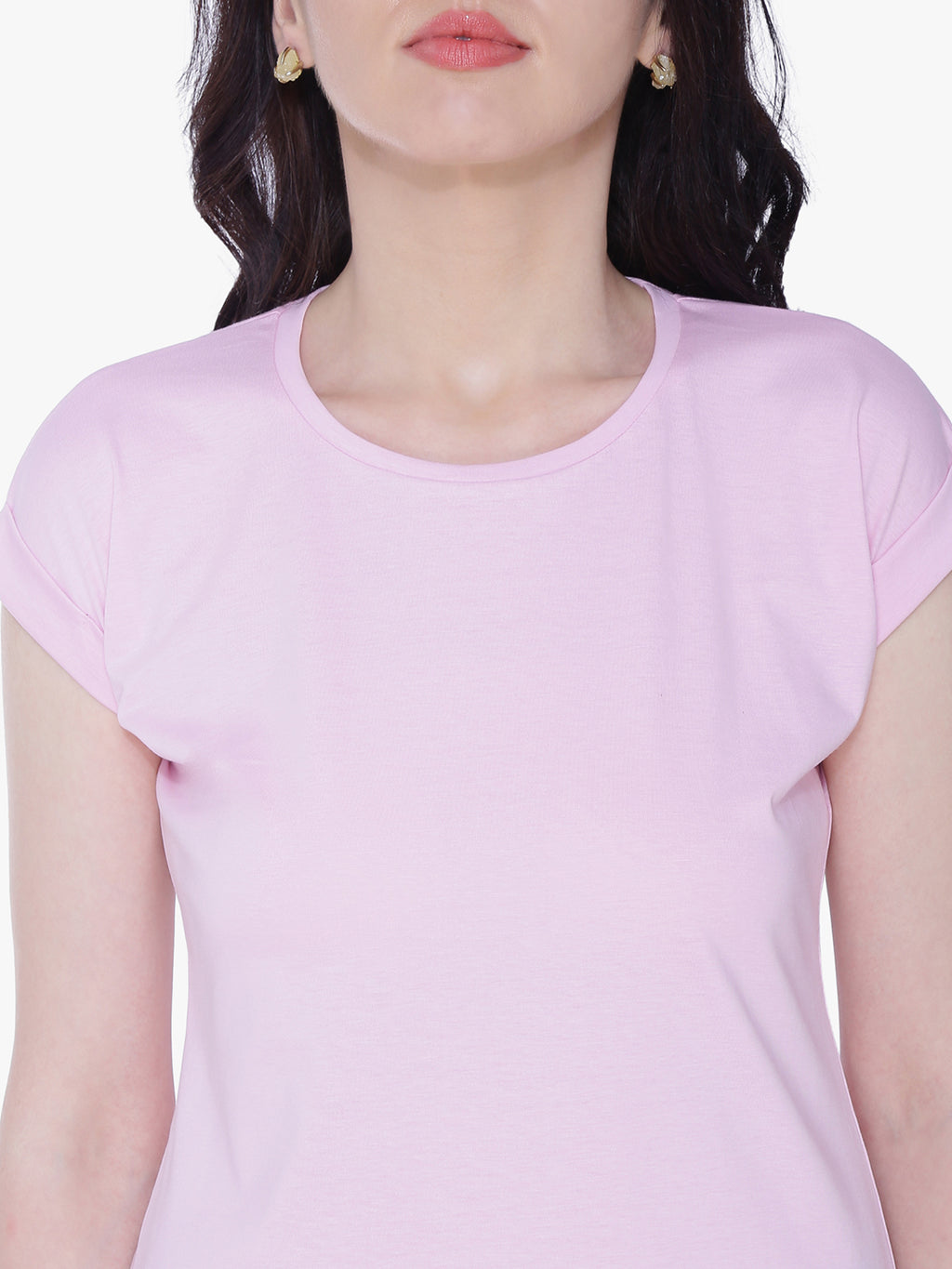 Autumn Hues Comfort Floral Opaque Casual T-Shirt