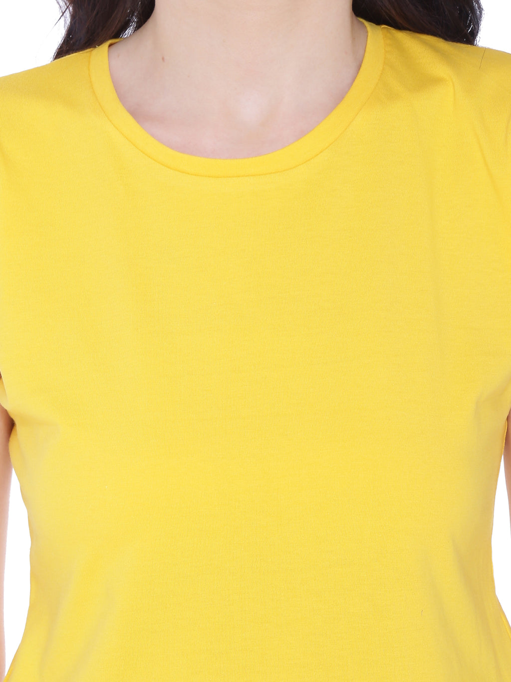 Autumn Hues Women Yellow Extended Sleeves Cotton  T-shirt
