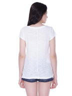 Autumn Hues Comfort V-Neck Cotton Casual T-Shirt
