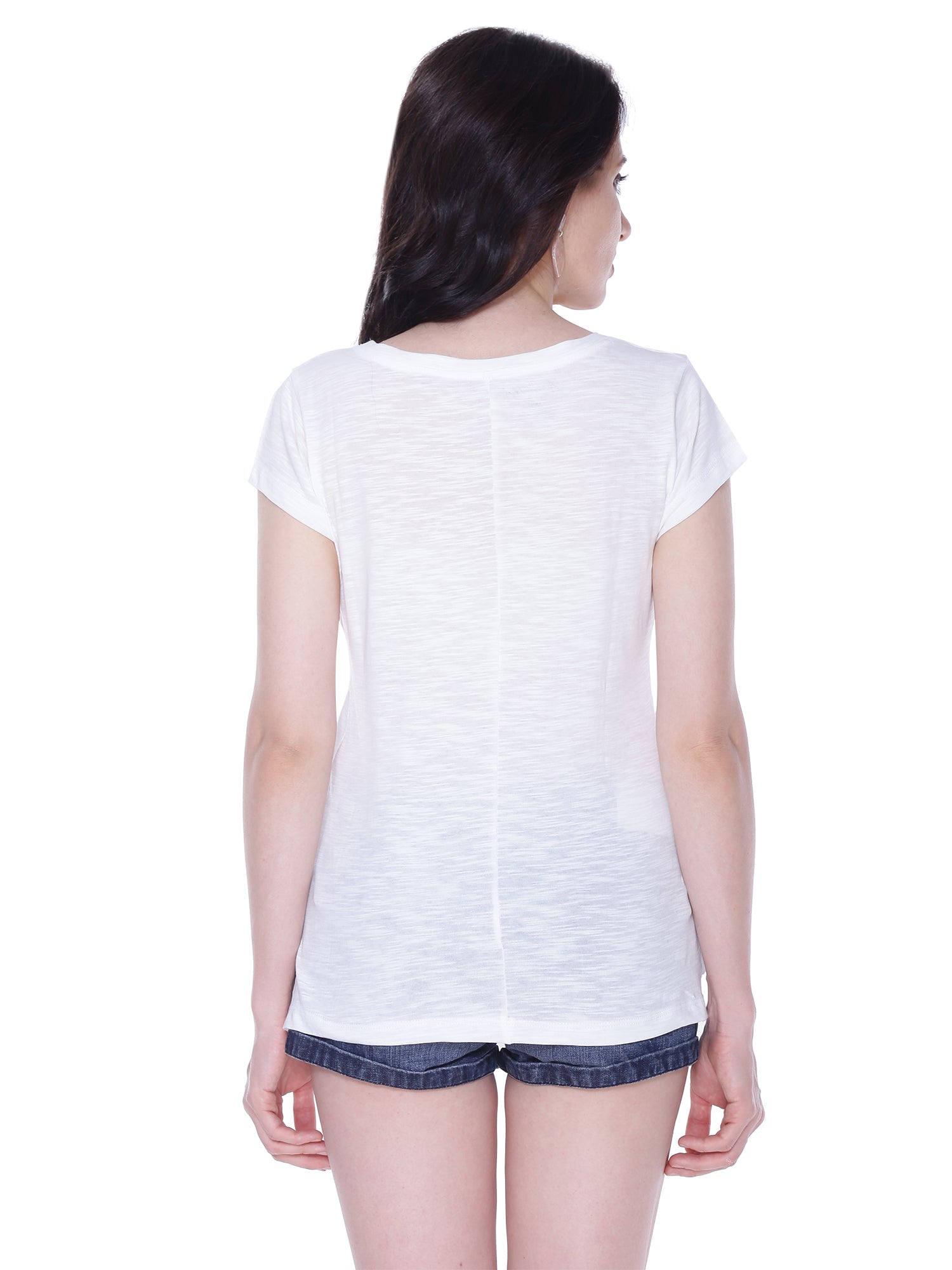 Autumn Hues Comfort V-Neck Cotton Casual T-Shirt