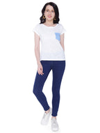 Autumn Hues Round Neck Cotton T-shirt