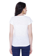 Autumn Hues Round Neck Cotton T-shirt