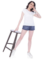 Autumn Hues Round Neck Cotton Casual Shirt