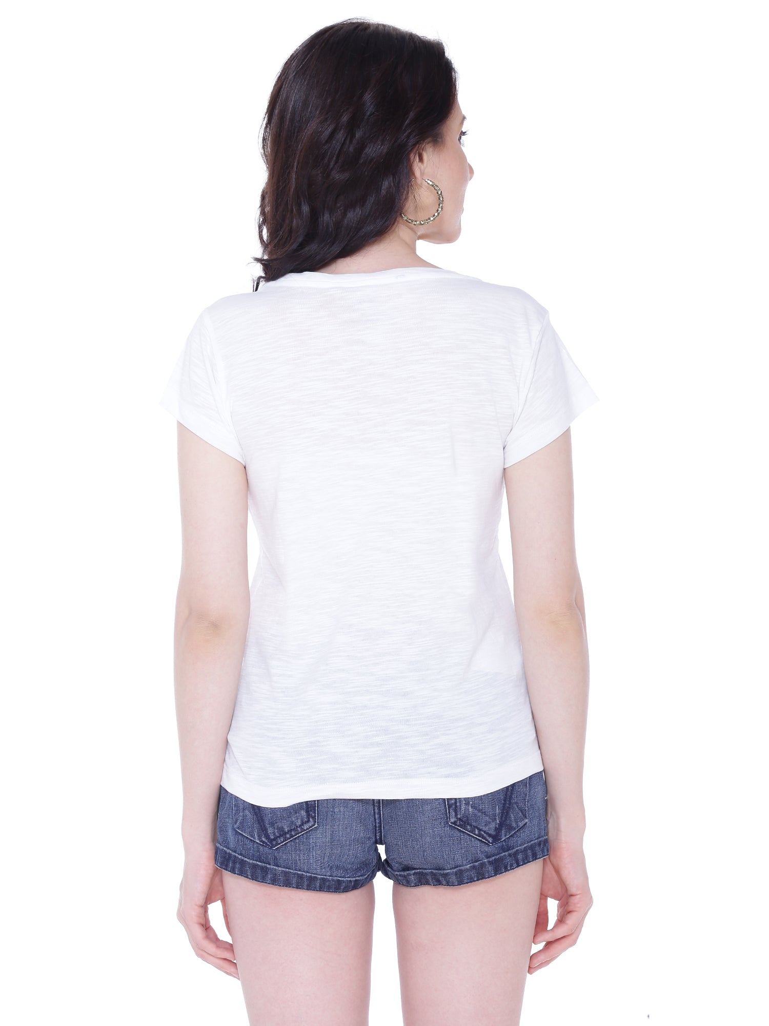 Autumn Hues Round Neck Cotton Casual Shirt