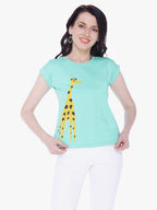 Autumn Hues Cotton Round Neck Short Sleeves Casual Tshirt
