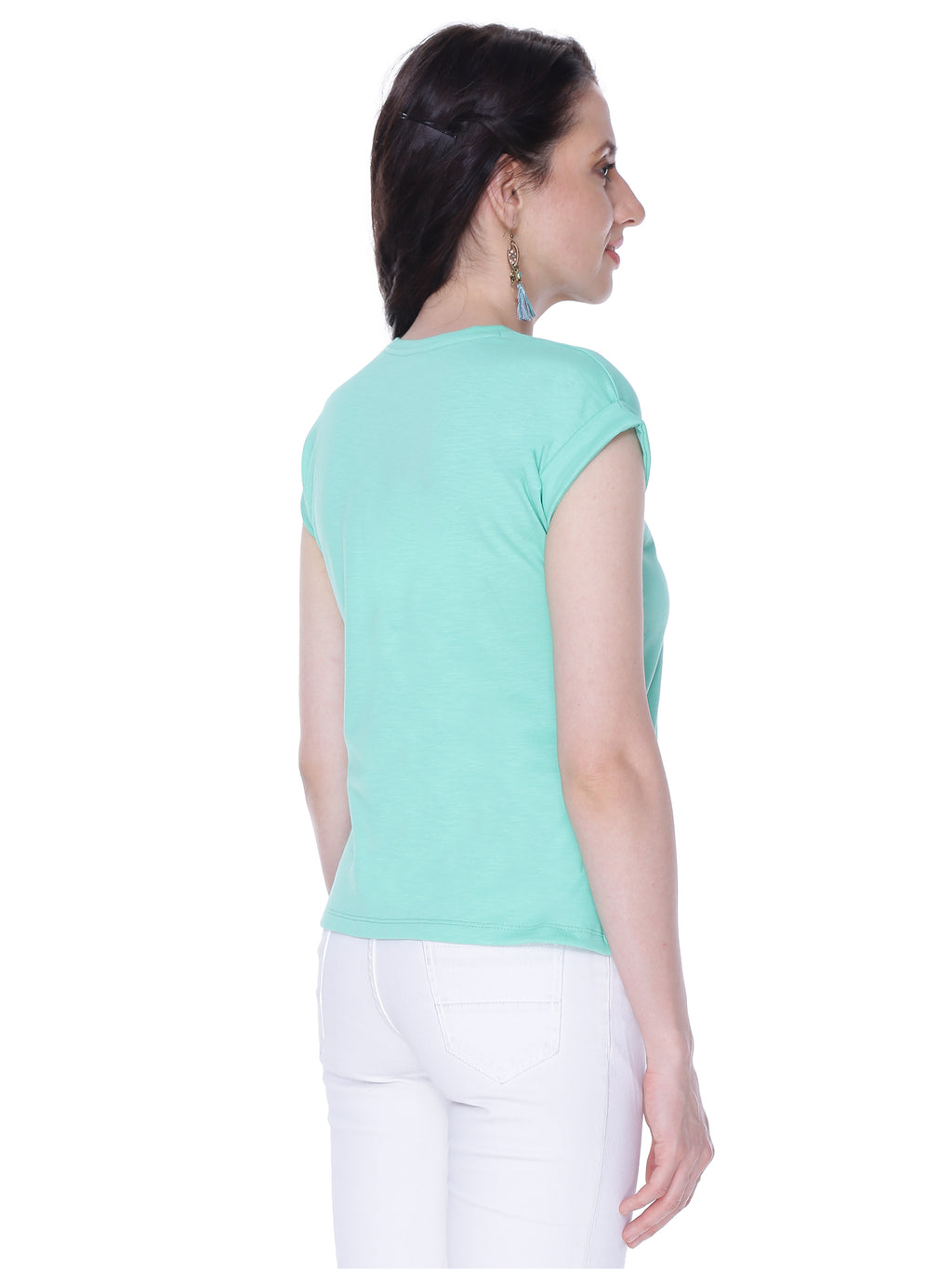 Autumn Hues Cotton Round Neck Short Sleeves Casual Tshirt