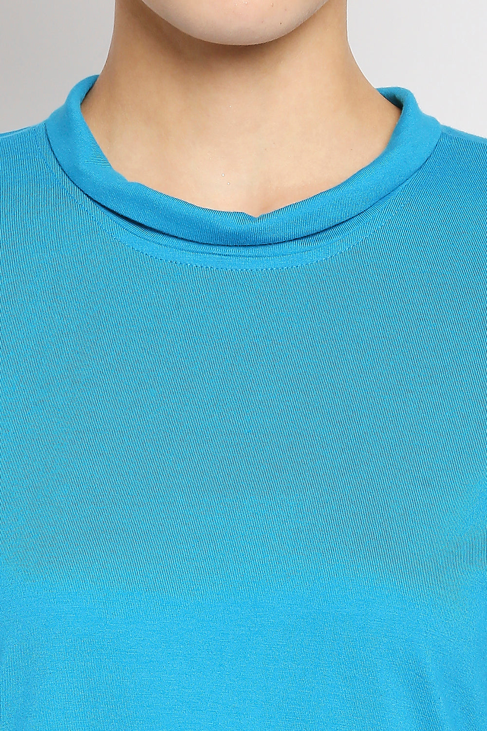 Autumn Hues Blue T-shirt Dress