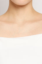 Autumn Hues Women Solid Cotton Crop Top With Spaghetti Straps