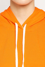 Autumn Hues Orange A-Line Dress hoodie dress