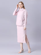 Autumn Hues Women Baby Pink Cord-Set