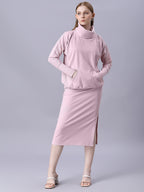 Autumn Hues Women Baby Pink Cord-Set