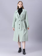 Autumn Hues Pista full sleeves Trenchcoat