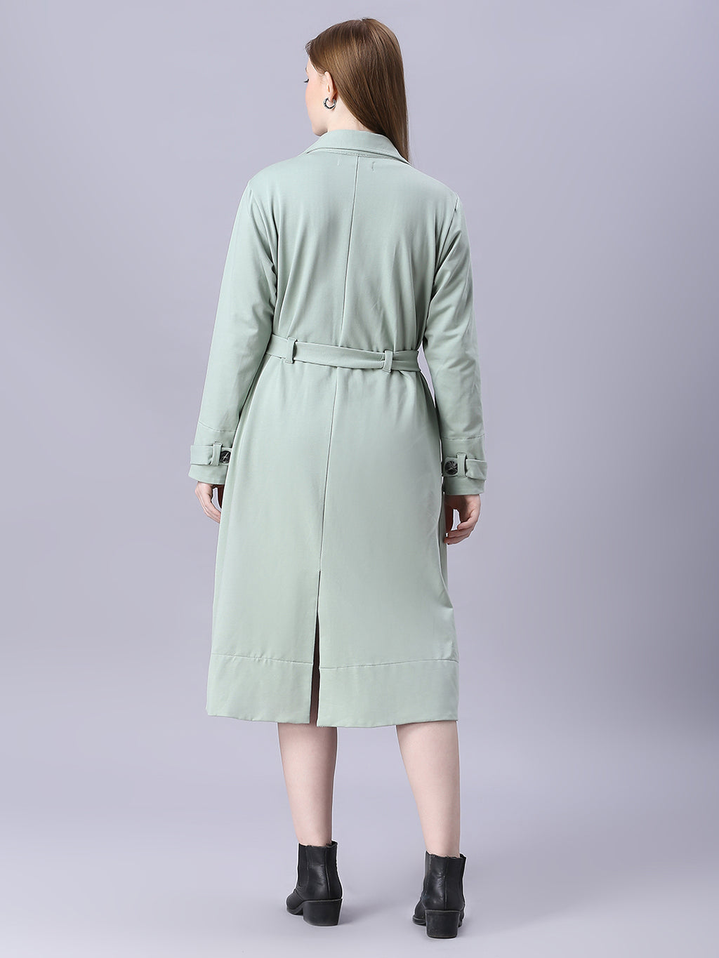 Autumn Hues Pista full sleeves Trenchcoat