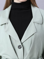 Autumn Hues Pista full sleeves Trenchcoat