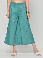 Cotton jacquard coord kurta and pants.