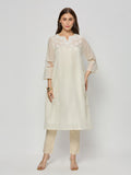 Chanderi kurta with lining